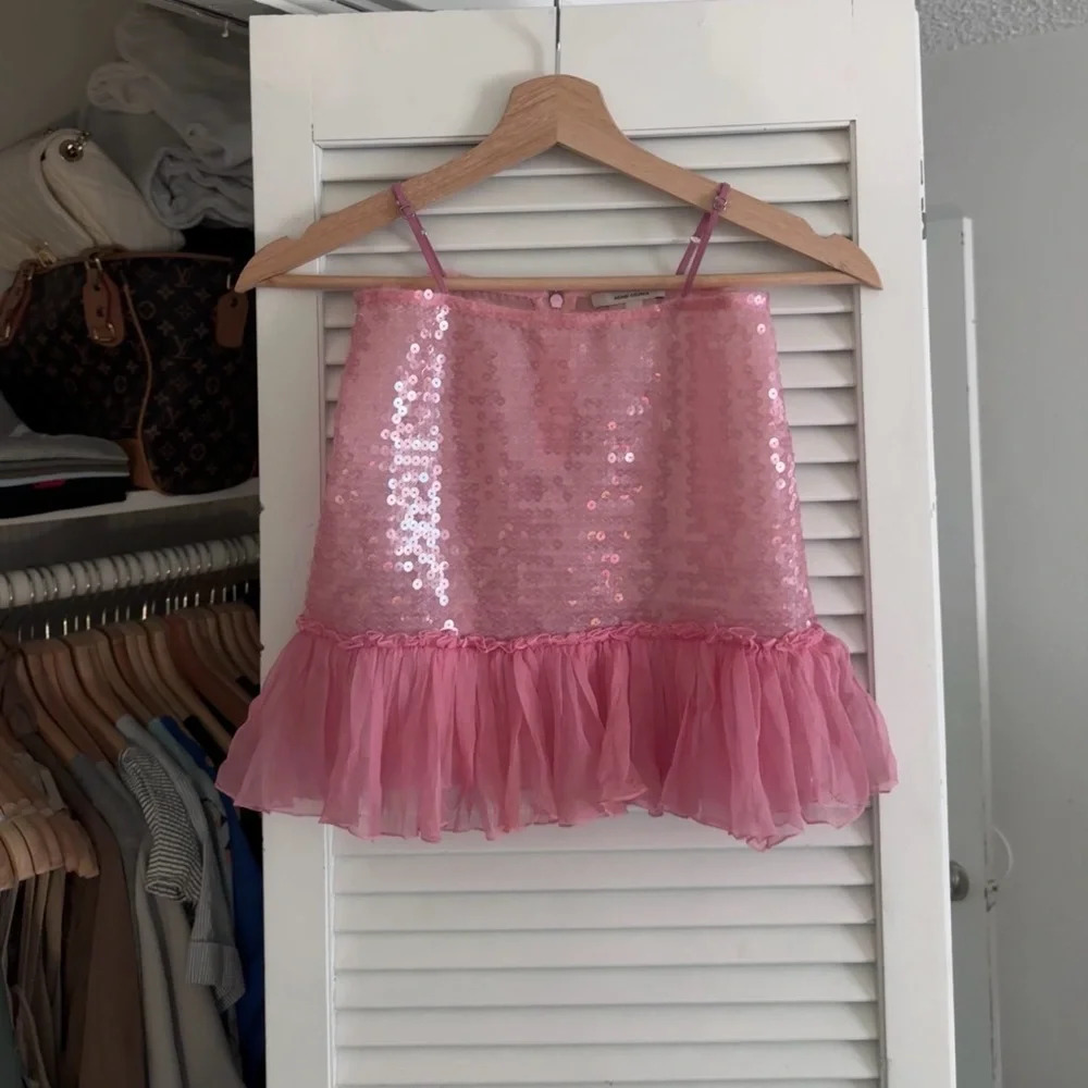 Nensi Dojaka Sequin Mini Skirt